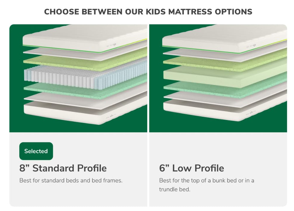 Helix Kids 8" Mattress, Twin