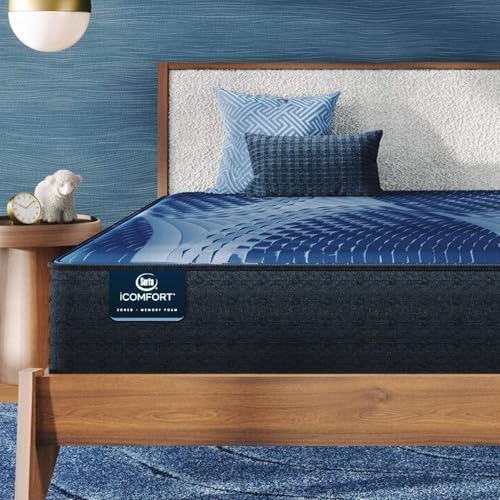 Serta iComfort - Aspire 14" Medium Queen Memory Foam Mattress - Pressure-Relieving, Cooling, and Supportive for a Restorative Sleep - 100 Night Trial, CertiPUR-US Certified