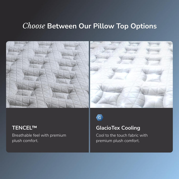 Helix Midnight Luxe with GlacioTex Cooling Mattress, King