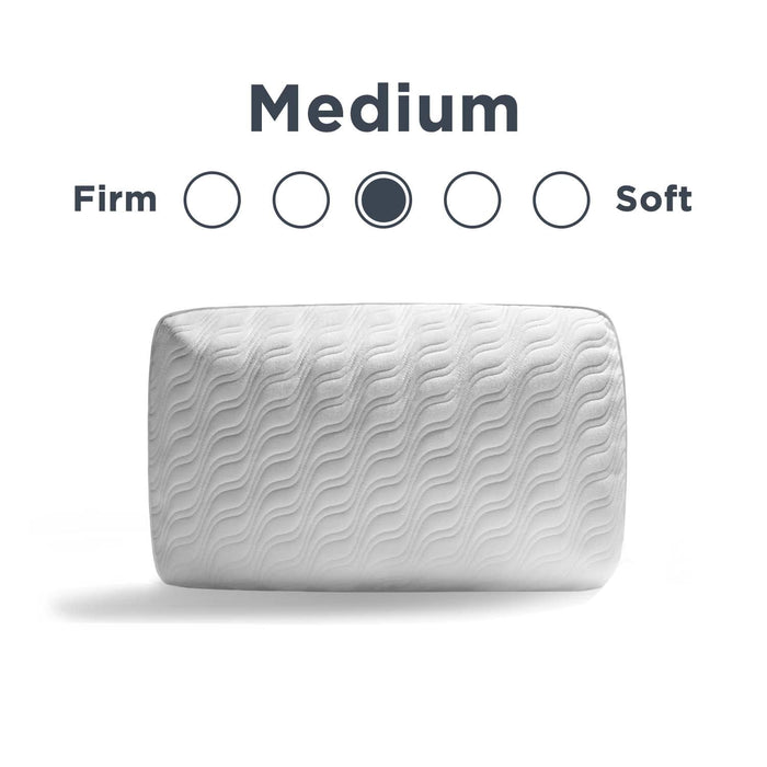 Tempur-Pedic TEMPUR-Cloud ProHi Memory Foam Pillow, King (Pack of 1), White