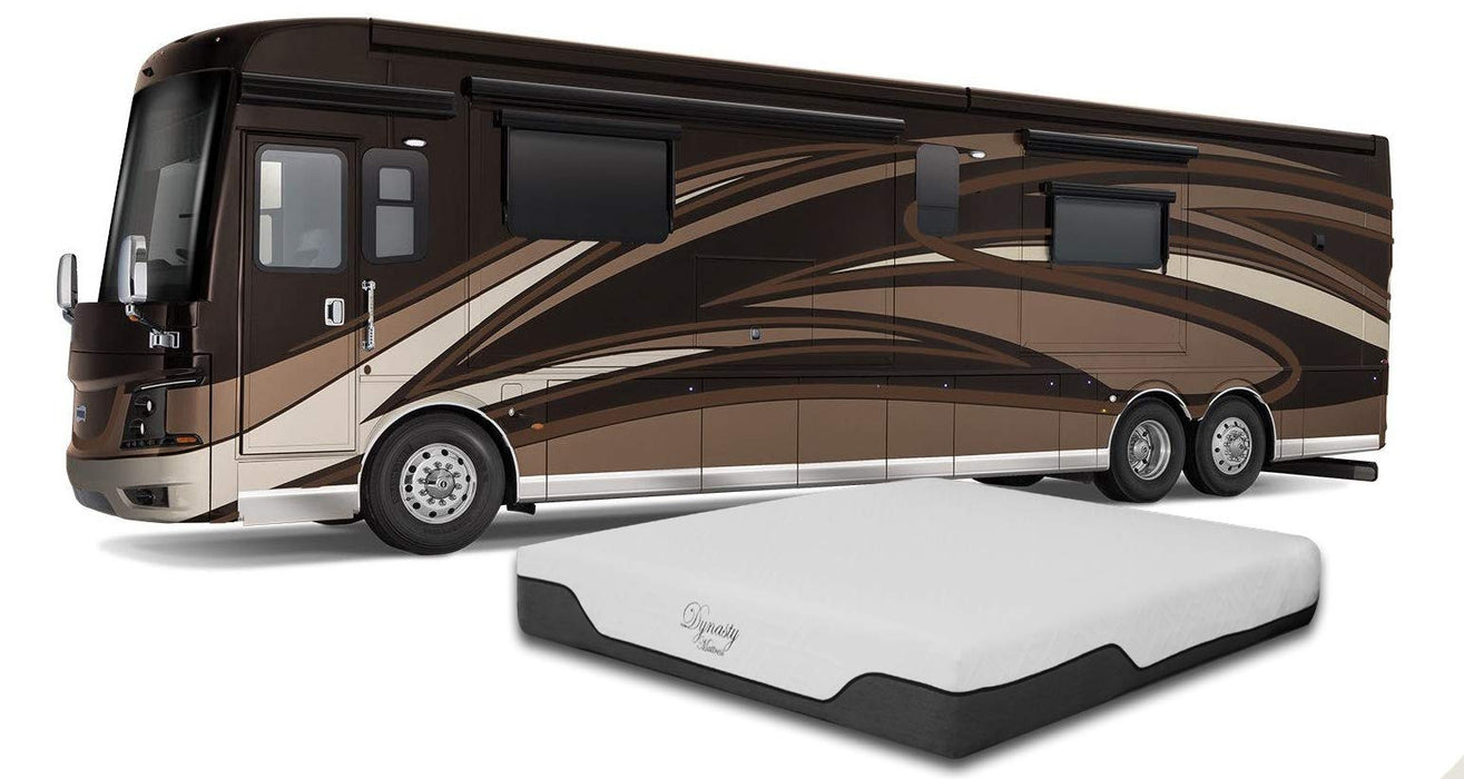 DynastyMattress RV Queen Mattress 8-Inch CoolBreeze Medium-FirmGel Memory-Foam Mattress for RV Bed, Camper, Pop Up and Trailer