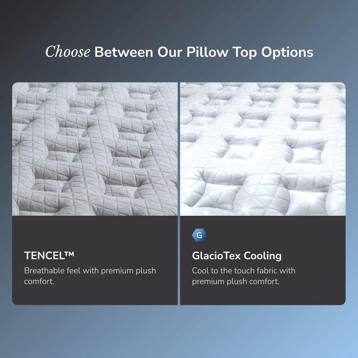Helix Sunset Luxe with GlacioTex Cooling Mattress, Queen