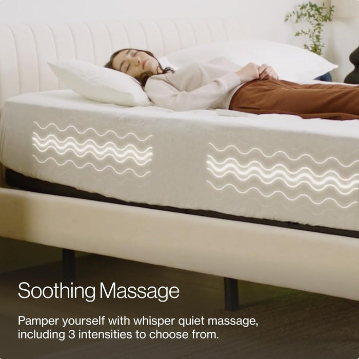 Nectar Queen Adjustable Base & 12” Mattress (New Version) - Head & Foot Incline - Medium Firm Memory Foam - Cooling Top Layer - 3 Massage Settings - 365-Night Mattress Trial & Forever Warranty