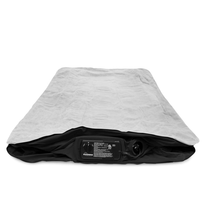 SoundAsleep Products Dream Series Luxury Air Mattress, ComfortCoil Technology, Built-in High Capacity Pump for Home, Camping- Double Height, Adjustable, Inflatable Blow Up, Portable - Twin Size