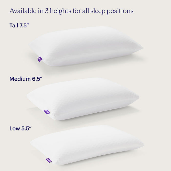 Purple Harmony Pillow | The Greatest Pillow Ever Invented, Hex Grid, No Pressure Support, Stays Cool, Good Housekeeping Award Winning Pillow (Medium)