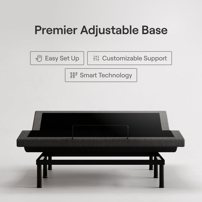 Nectar Queen Adjustable Base & 12” Mattress (New Version) - Head & Foot Incline - Medium Firm Memory Foam - Cooling Top Layer - 3 Massage Settings - 365-Night Mattress Trial & Forever Warranty