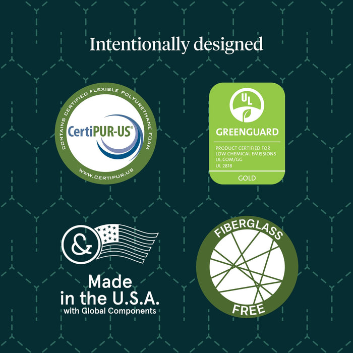 Tuft & Needle Mint Hybrid Plush Cal King Size Mattress in a Box, Cooling Adaptive Foam, Individually-Wrapped Coils, 100 Night Trial, Fiberglass Free, CertiPUR-US, 10-Year Limited Warranty