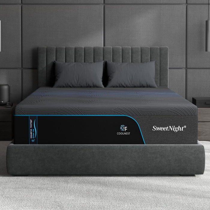 Sweetnight CoolNest Ultra King Size Mattress 14 Inch Memory Foam,Fresh Wake