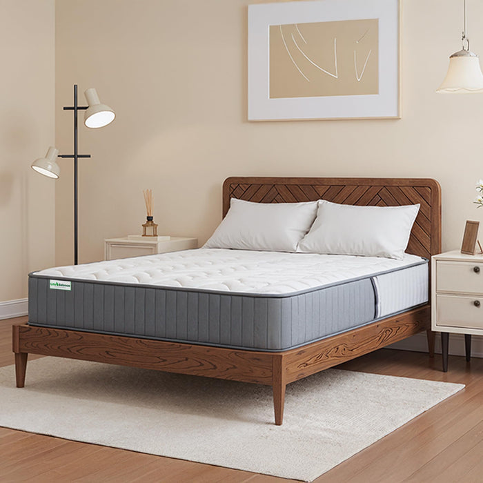 Hybrid Queen Mattress 12 Inch, Made in USA Queen Size Mattresses in a Box, Cooling Gel Memory Foam Colchones with Pocket Coils, Motion Isolation, Pressure Relief, Medium Bed Mattresses, CertiPUR-US