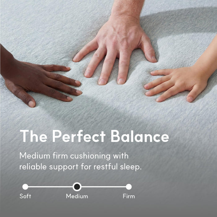 LIFEMENT Queen Mattress, 10 Inch Queen Size Mattress, Basic Graphite Cooling Memory Foam Mattress in a Box, Pressure Relief with Medium Firm Support, CertiPUR-US Certified, 80''L x 60''W