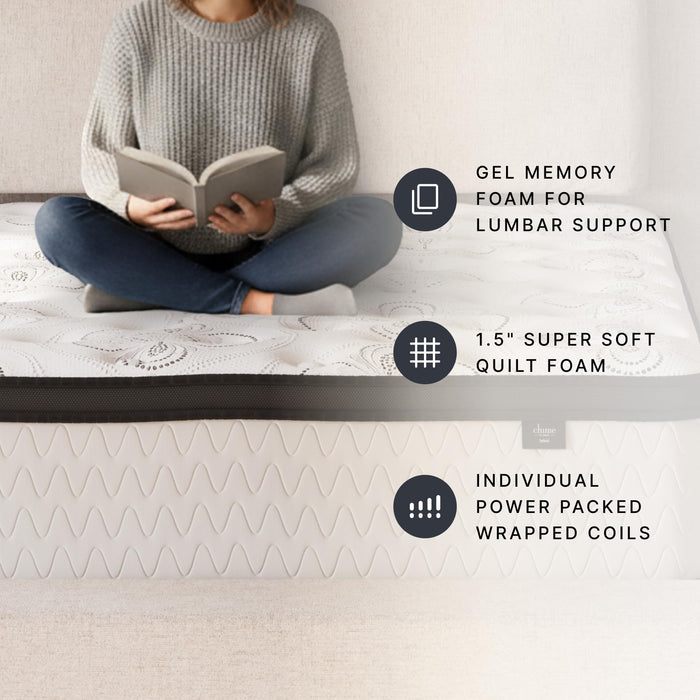 Signature Design by Ashley 12 Inch Hybrid King Mattress in a Box