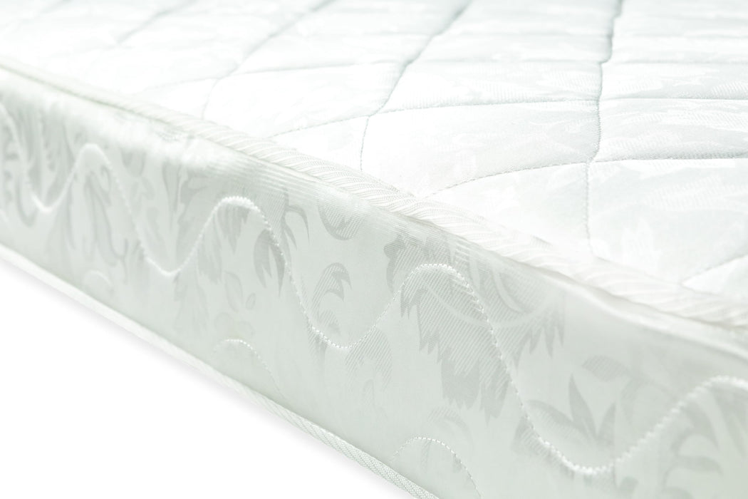 hoggisleep 60" x 72" Queen, 6 Inch Sleeper Sofa Bed Mattress - Innerspring, Medium Firm, Waterfall White Designer Jacquard Cover, Bed in a Box Mattress - Made in USA
