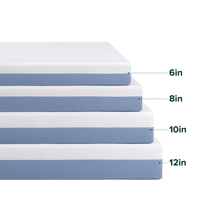 ZINUS 10 Inch Cooling Essential Memory Foam Mattress [New Version], Queen, Fiberglass Free, Medium Feel, Cooling Airflow Memory Foam, Certified Safe Foams & Fabric, Mattress in A Box