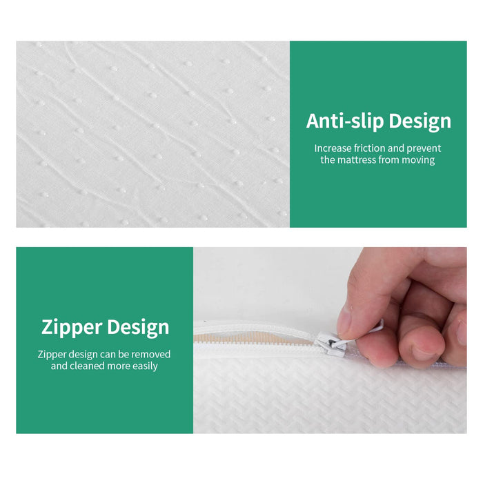 Pay Lesshere 12 Inch Queen Green Tea Mattress/Breathable Mattress for Cool Sleep & Pressure Relief/Medium Firm Mattresses/CertiPUR-US Certified/Bed-in-a-Box/Pressure Relieving （12 inch, Queen）