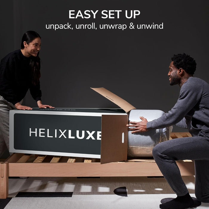 Helix Midnight Luxe with GlacioTex Cooling Mattress, King