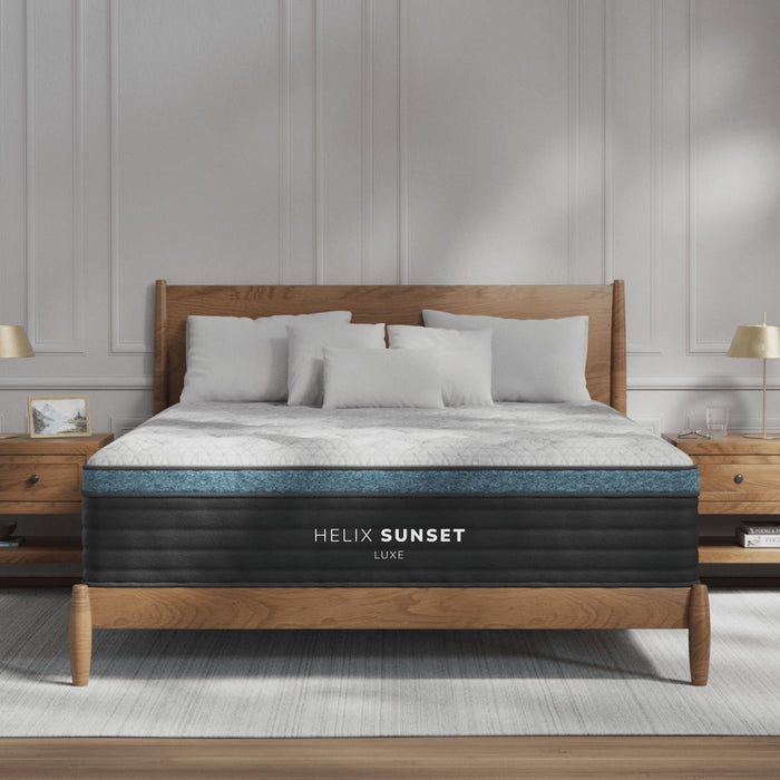 Helix Sunset Luxe with GlacioTex Cooling Mattress, Queen