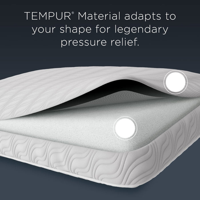 Tempur-Pedic TEMPUR-Cloud ProHi Memory Foam Pillow, King (Pack of 1), White