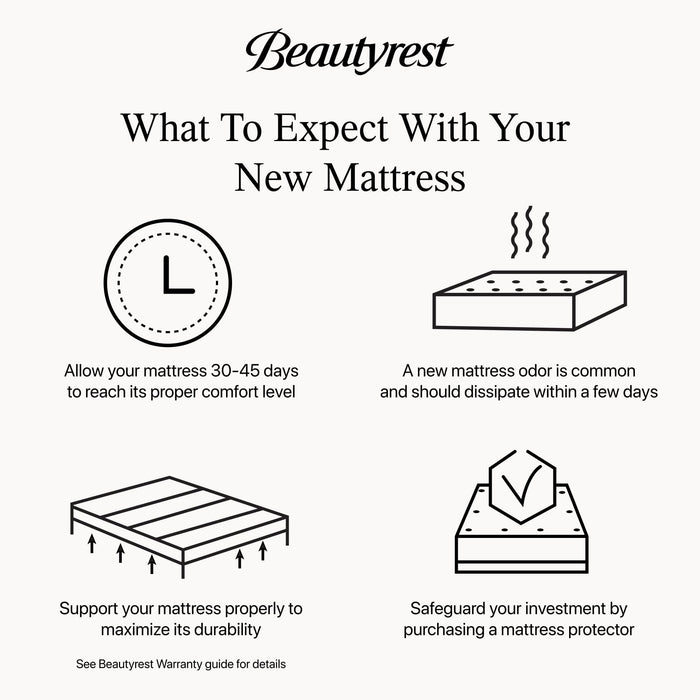 Beautyrest Days End Plush Pillow Top 14.75" Twin XL Size Mattress