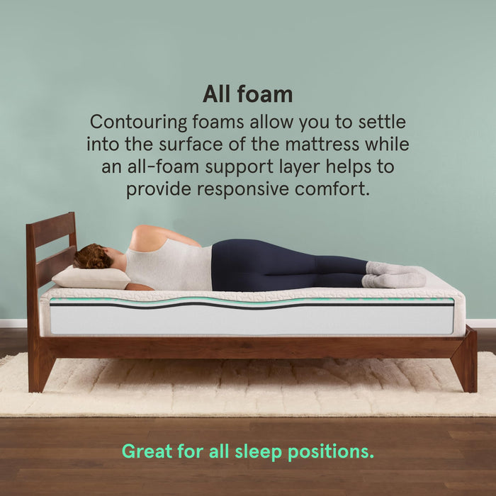 Tuft & Needle Original Medium Twin XL Size Adaptive Foam Mattress in a Box, Cooling Gel, Pressure Relief, Supportive, 100 Night Trial, Fiberglass Free, CertiPUR-US, 10-Year Limited Warranty