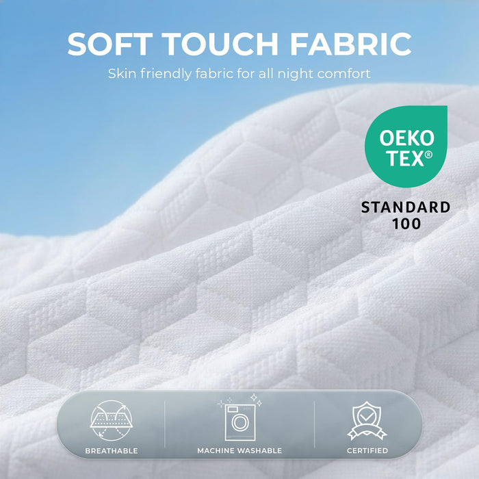 Neo Sleep 8 Inch Queen Cooling Gel Memory Foam Mattress, Medium Feel Comfort & Support with Pressure Relief, Breathable Memory Foam, CertiPUR-US Certified, Mattress in a Box (Queen, 8 in)