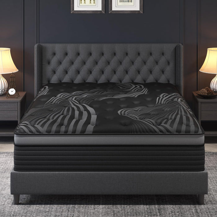 coletex Queen Mattress, 14 Inch Hybrid Mattresses, Medium-Firm Feel with Pocket Springs & Cooling Gel Memory Foam, CertiPUR-US Certified for Enhanced Support, Cooling & Motion Isolation