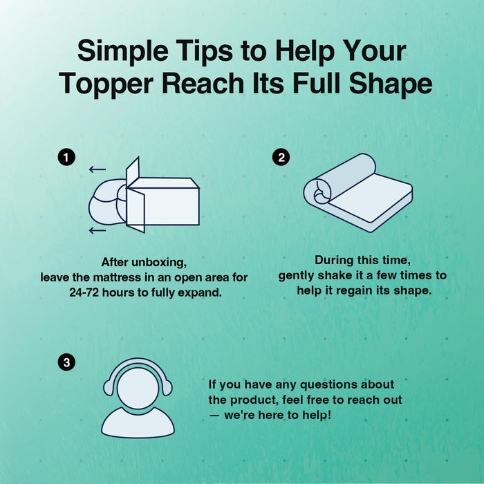 Novilla Twin Memory Foam Mattress Topper 2 Inch, Cooling Gel Infused, Ventilated Pressure Relief Pad, Soft Comfort for Sofa, RV, Camper, Dorm Room