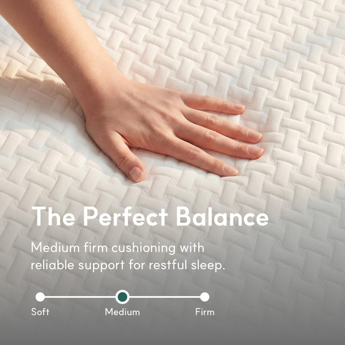 LIFEMENT Queen Mattress, 10 Inch Queen Size Mattress, Basic Matcha Cooling Gel Memory Foam Mattress in a Box, Pressure Relief with Medium Firm Support, CertiPUR-US Certified, 80''L x 60''W