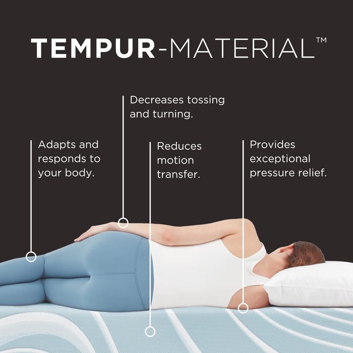 TEMPUR- LuxeAdapt 2.0 Medium 13 inch Hybrid Mattress, King