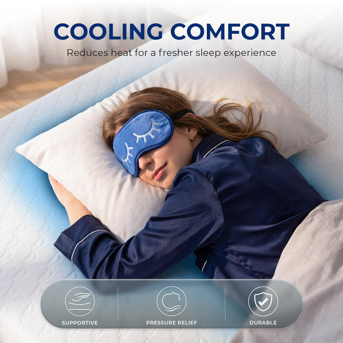 Neo Sleep 8 Inch Queen Cooling Gel Memory Foam Mattress, Medium Feel Comfort & Support with Pressure Relief, Breathable Memory Foam, CertiPUR-US Certified, Mattress in a Box (Queen, 8 in)