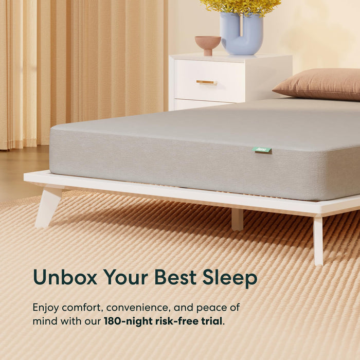 Siena 8” Queen Gel Memory Foam Mattress - Medium Firm - 180 Night Trial - Premium Pressure-Relieving Layers - 10 Year Manufacturer Warranty - CertiPUR-US® Certified