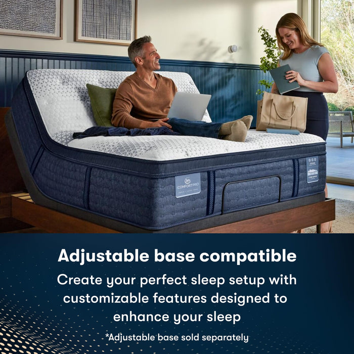 Serta iComfortPro - Kingston 14" Firm King Latex Foam Mattress