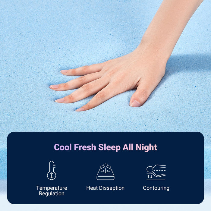 Avenco 12 Inch King Size Mattress, Hybrid Mattress with Smarts Coil™ Pocket Springs for Targeted Support and NanoGel™ Memory Foam for Cool Night Sleep & Motion Isolation, CertiPUR-US Certified