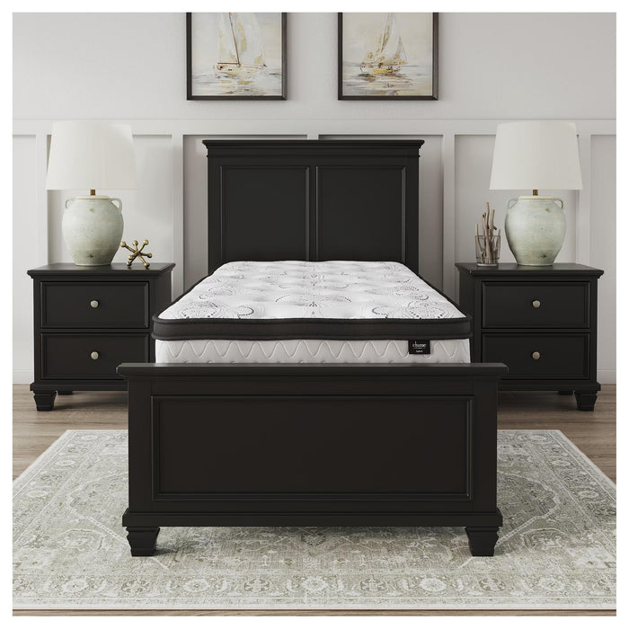 Signature Design by Ashley Twin Size Chime 12 Inch Medium Firm Hybrid Mattress with Cooling Gel Memory Foam for Pressure Relief