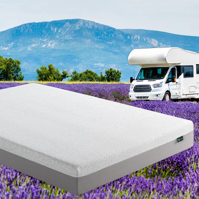 Zinus 8 Inch Short Queen Ultima RV Memory Foam Mattress, Medium Firm Feel