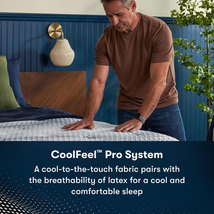 Serta iComfortPro - Kingston 14" Firm King Latex Foam Mattress