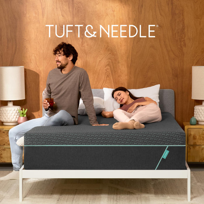 Tuft & Needle Mint Hybrid Plush Cal King Size Mattress in a Box, Cooling Adaptive Foam, Individually-Wrapped Coils, 100 Night Trial, Fiberglass Free, CertiPUR-US, 10-Year Limited Warranty