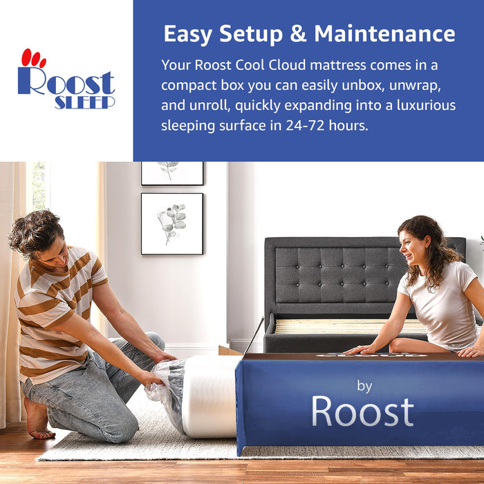 Roost Sleep Ultimate 14-Inch Full Cooling Gel Memory Foam Mattress