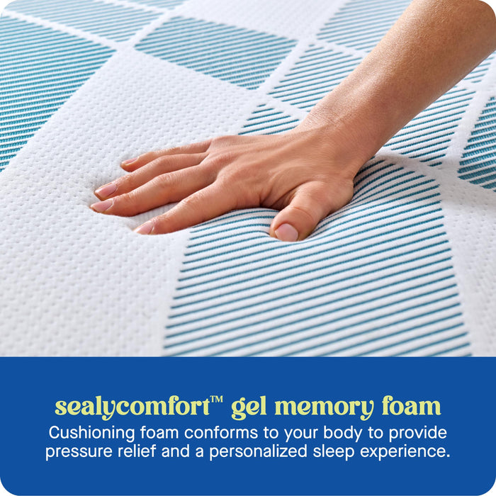 Sealy Dreamlife 14” Hybrid Mattress-in-a-Box, Twin, SealyComfort Gel Memory Foam, SealyResponsive Encased Coils