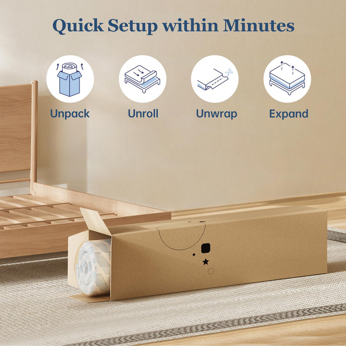 EYN Twin XL Memory Foam Mattress, 5 Inch Twin XL Bed Mattresses in a Box, Relieve Pressure with Medium Support, CertiPUR-US Certified, 80''L x 38''W