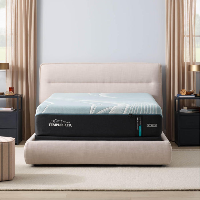 TEMPUR- LuxeAdapt 2.0 Medium 13 inch Hybrid Mattress, King