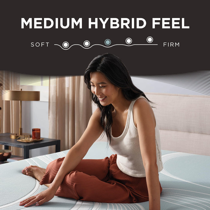 TEMPUR- LuxeAdapt 2.0 Medium 13 inch Hybrid Mattress, King