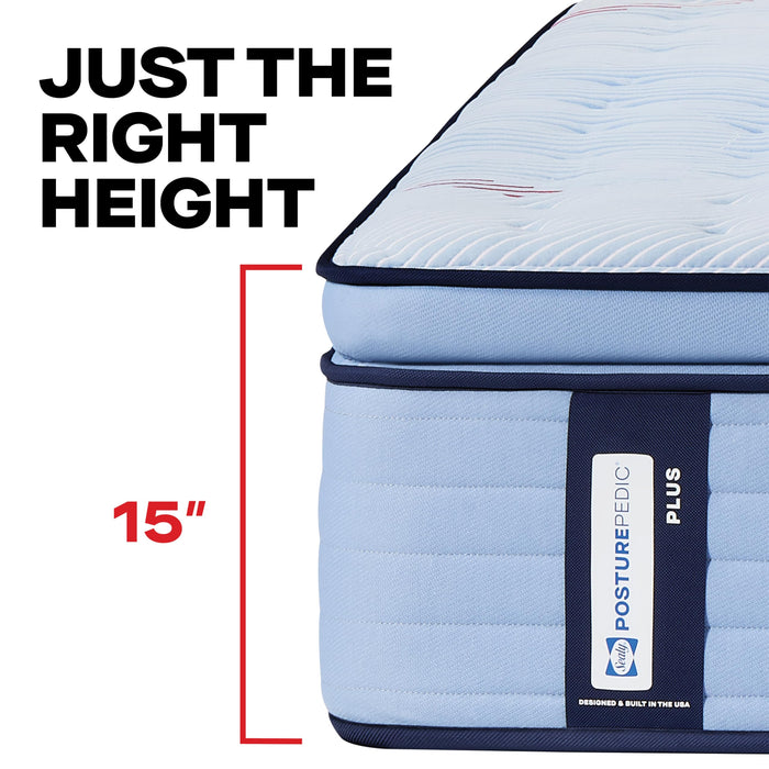 Sealy Posturepedic® Plus Glenshaw 15" Firm Pillowtop Innerspring Mattress - Queen