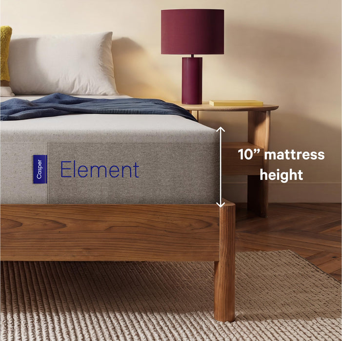 Casper Sleep Element Full Mattress - Medium Feel - Motion Isolation - Breathable, Cooling Memory Foam - 100-Night Trial - CertiPUR-US
