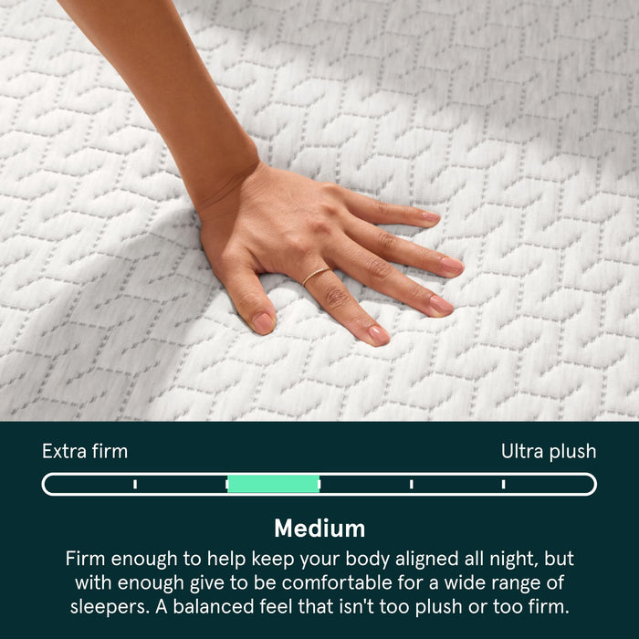 Tuft & Needle Original Medium Twin XL Size Adaptive Foam Mattress in a Box, Cooling Gel, Pressure Relief, Supportive, 100 Night Trial, Fiberglass Free, CertiPUR-US, 10-Year Limited Warranty