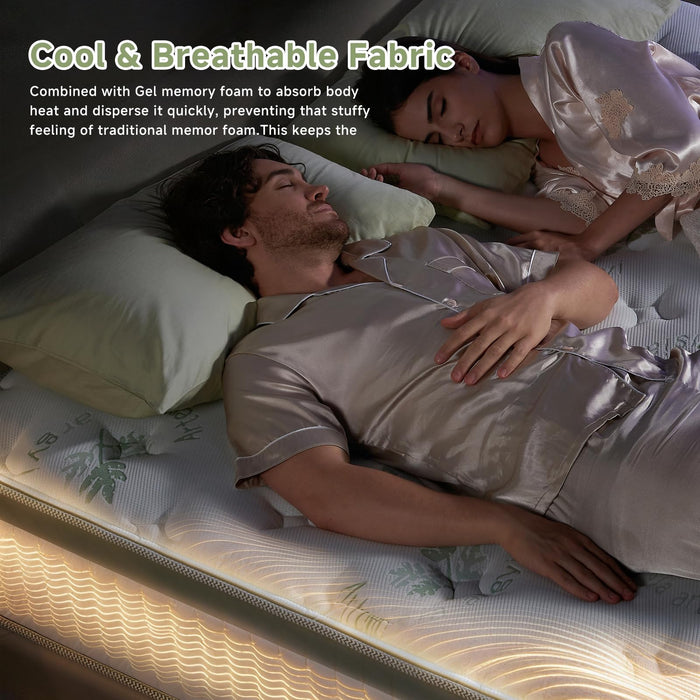 Queen Size Mattress 14 Inch, Medium Firm Memory Foam Hybrid Mattress with Individual Pocket Spring - Pressure Relief, Motion Isolation, Cool Sleep, 60" x 80"