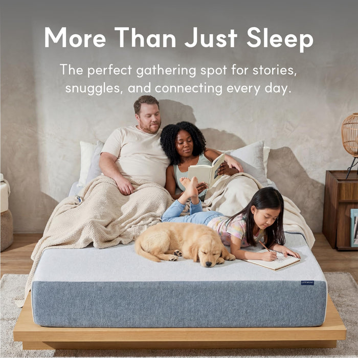 LIFEMENT Queen Mattress, 10 Inch Queen Size Mattress, Basic Graphite Cooling Memory Foam Mattress in a Box, Pressure Relief with Medium Firm Support, CertiPUR-US Certified, 80''L x 60''W