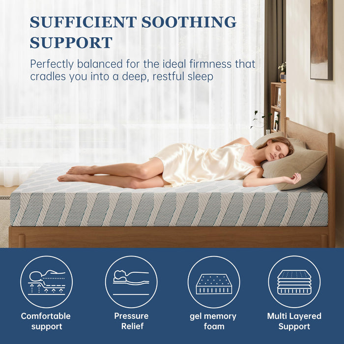EYN Twin XL Memory Foam Mattress, 5 Inch Twin XL Bed Mattresses in a Box, Relieve Pressure with Medium Support, CertiPUR-US Certified, 80''L x 38''W