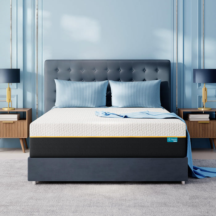 NAPSIE 14 Inch Queen Memory Foam Mattress in a Box, Cooling Gel Infused