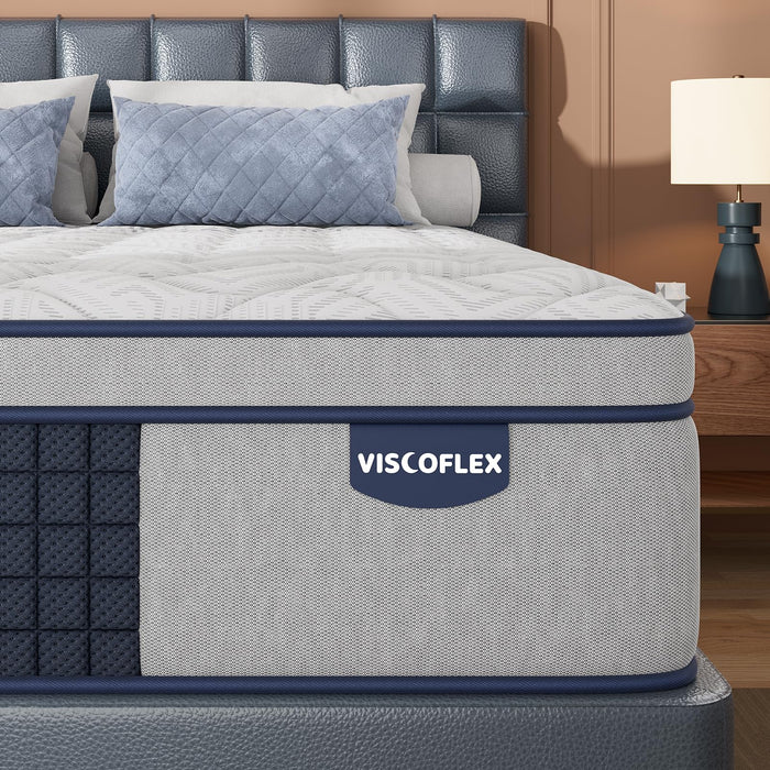Extra Firm Twin Mattress 10 Inch Deep Sleep Hybrid Mattress Lumbar Support