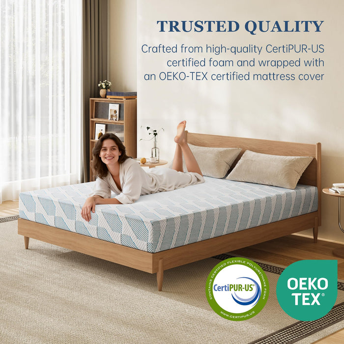 EYN Twin XL Memory Foam Mattress, 5 Inch Twin XL Bed Mattresses in a Box, Relieve Pressure with Medium Support, CertiPUR-US Certified, 80''L x 38''W
